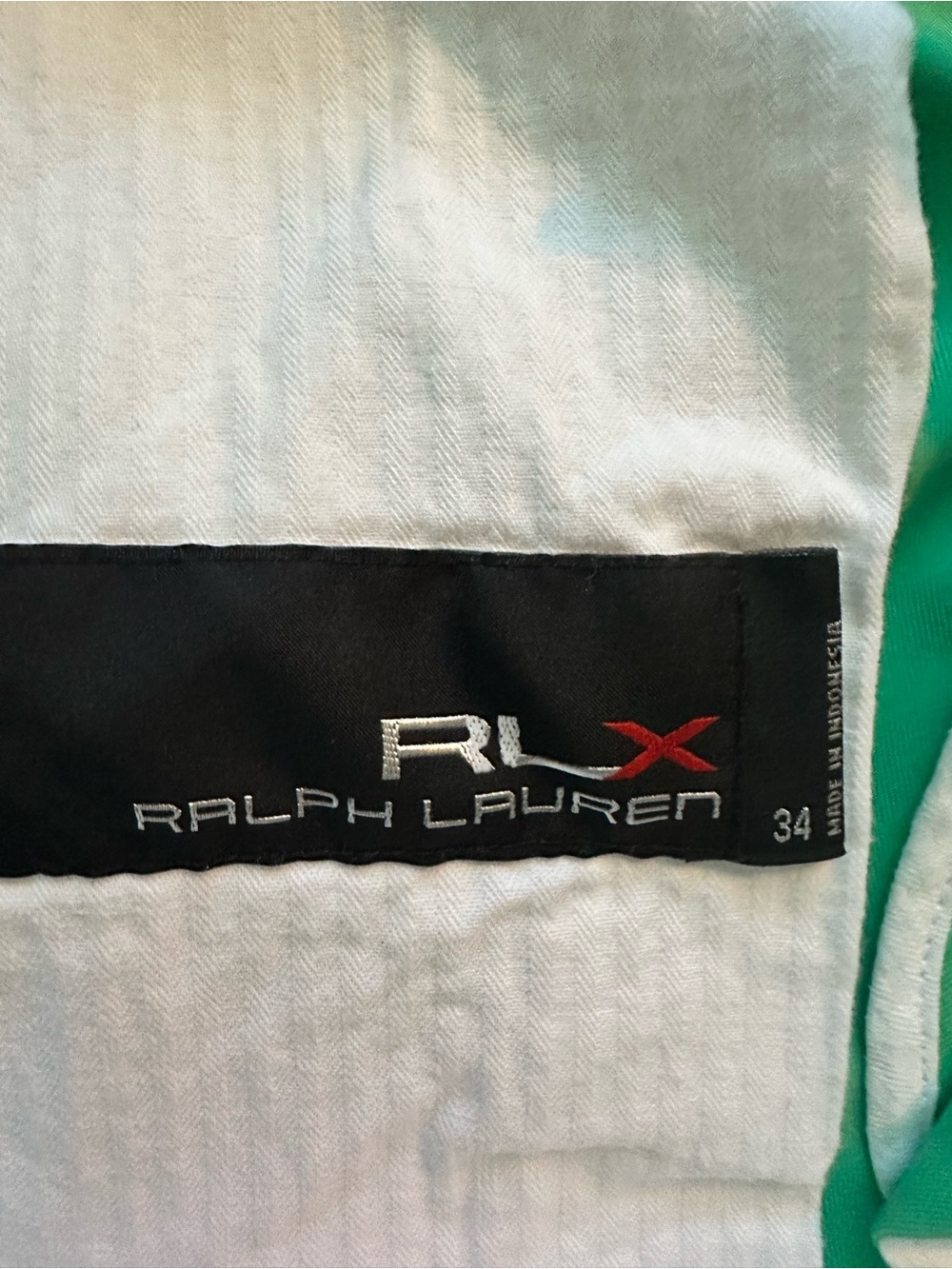 Ralph Lauren RLX Men's Flat-Front Classic Fit Golf Shorts Green Size 34 Pockets - Picture 6 of 8